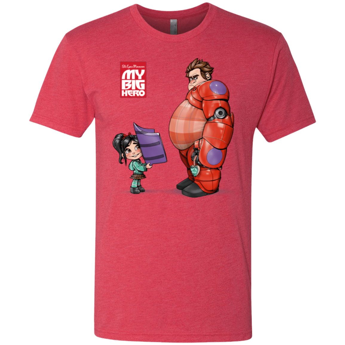 T-Shirts Vintage Red / Small My Big Hero Men's Triblend T-Shirt