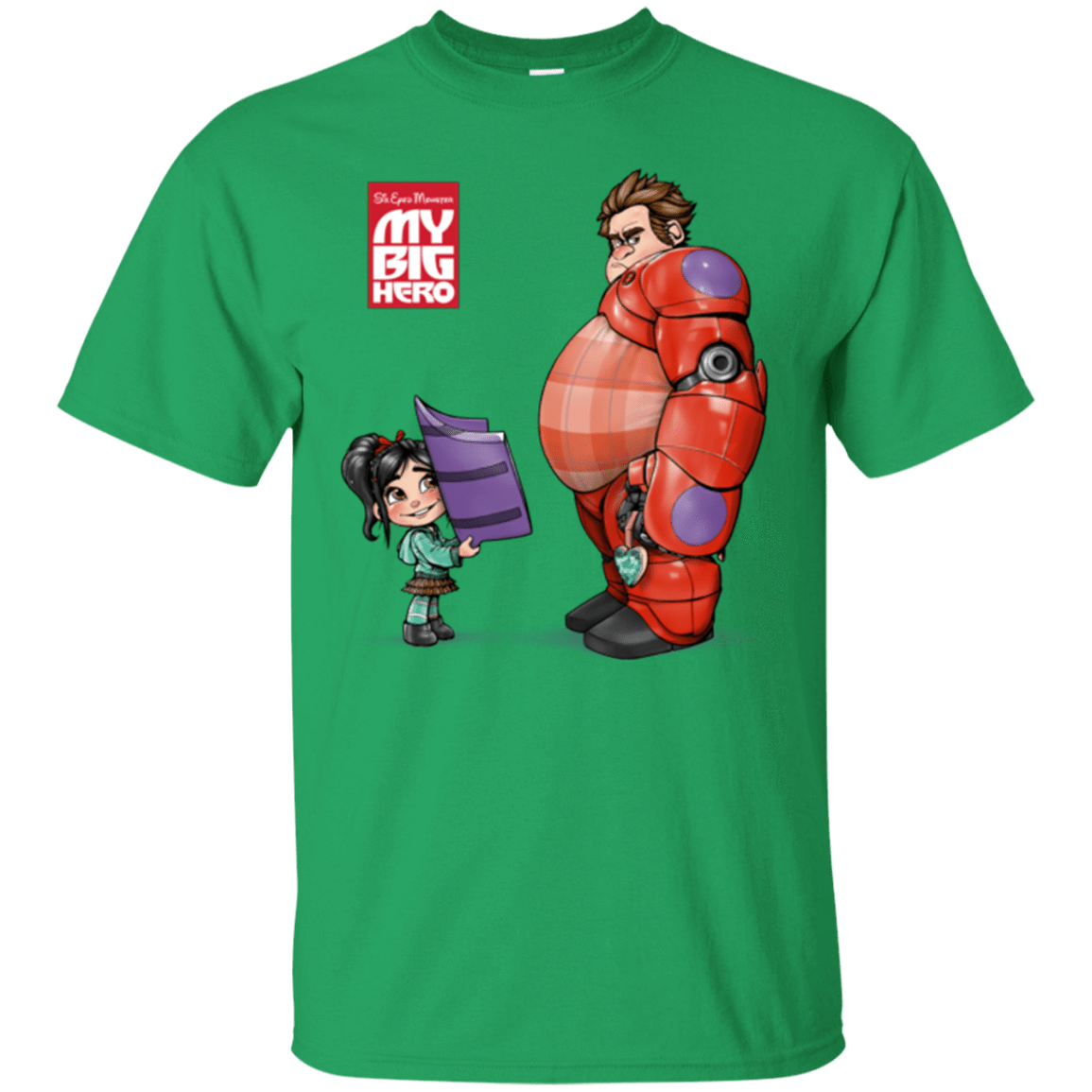 T-Shirts Irish Green / Small My Big Hero T-Shirt