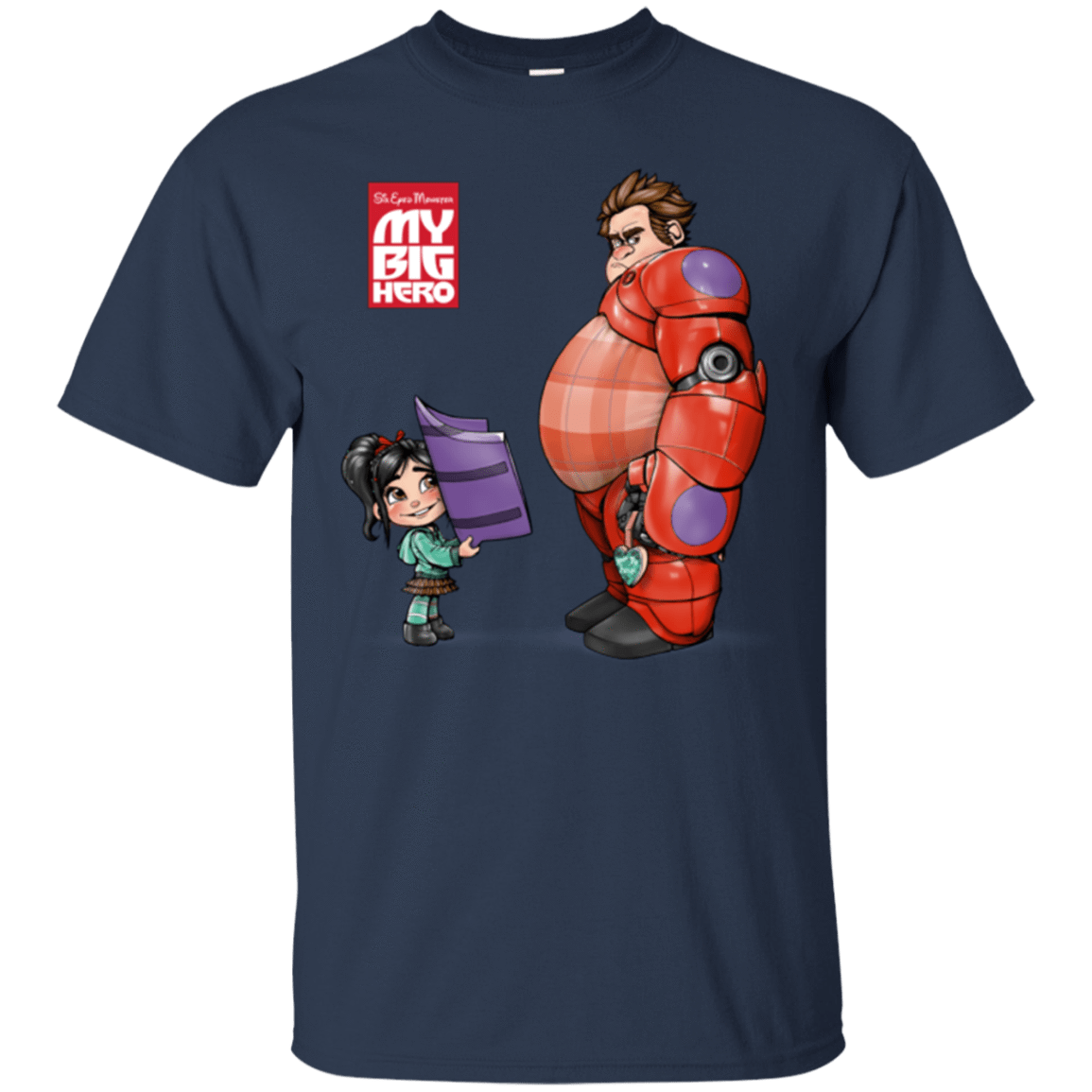 T-Shirts Navy / Small My Big Hero T-Shirt