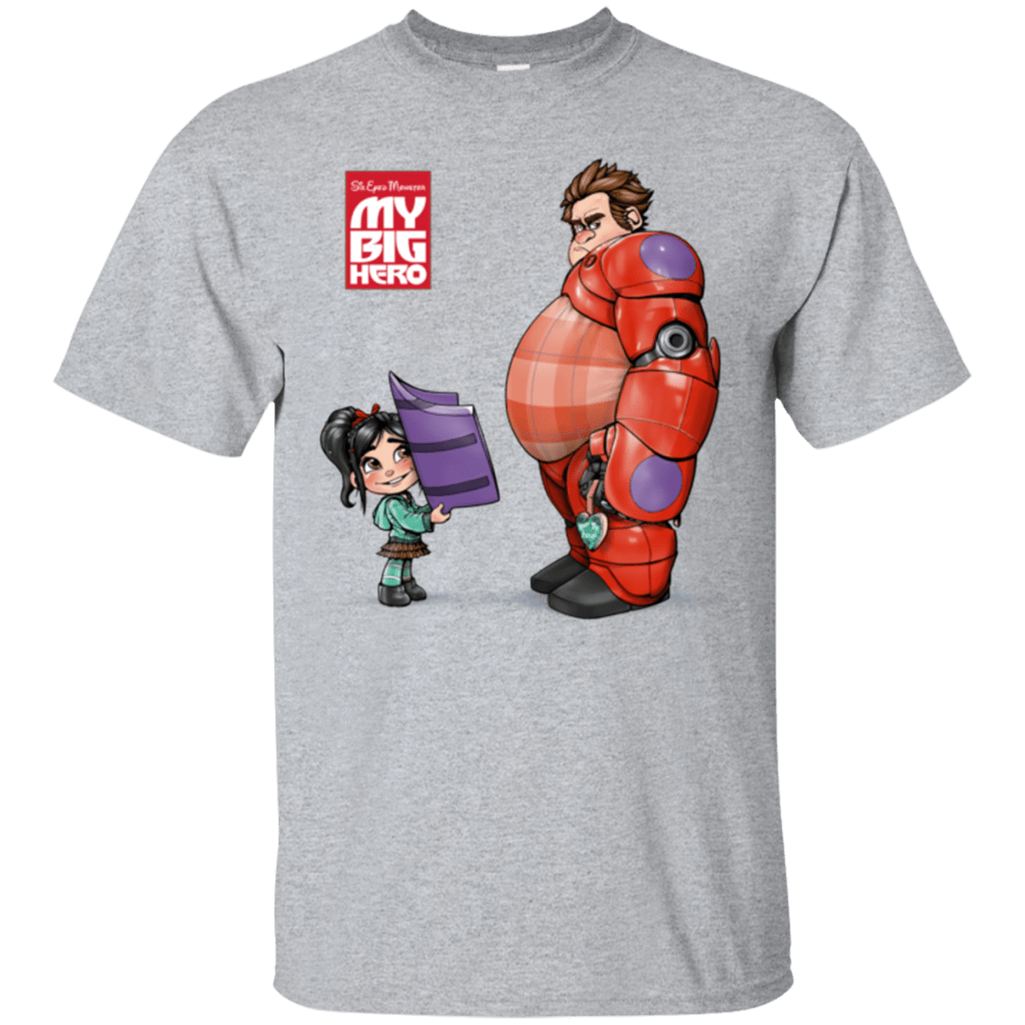 T-Shirts Sport Grey / Small My Big Hero T-Shirt