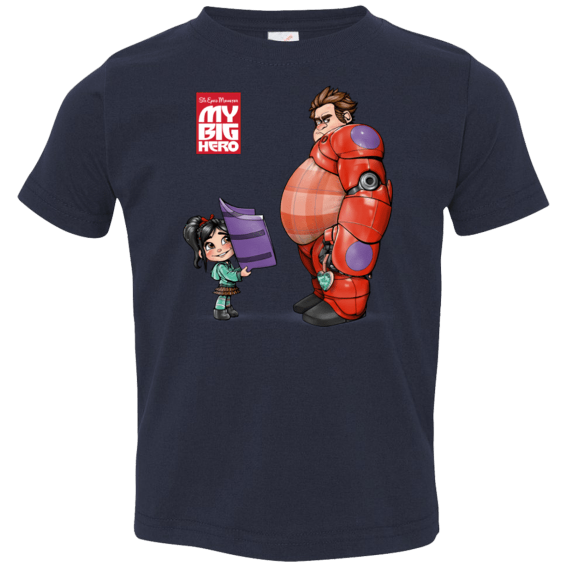 T-Shirts Navy / 2T My Big Hero Toddler Premium T-Shirt