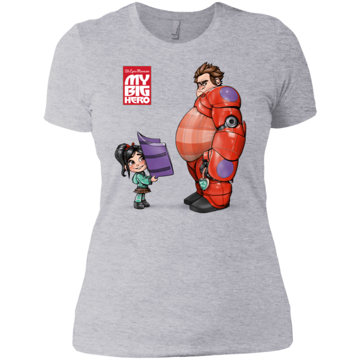 T-Shirts Heather Grey / X-Small My Big Hero Women's Premium T-Shirt