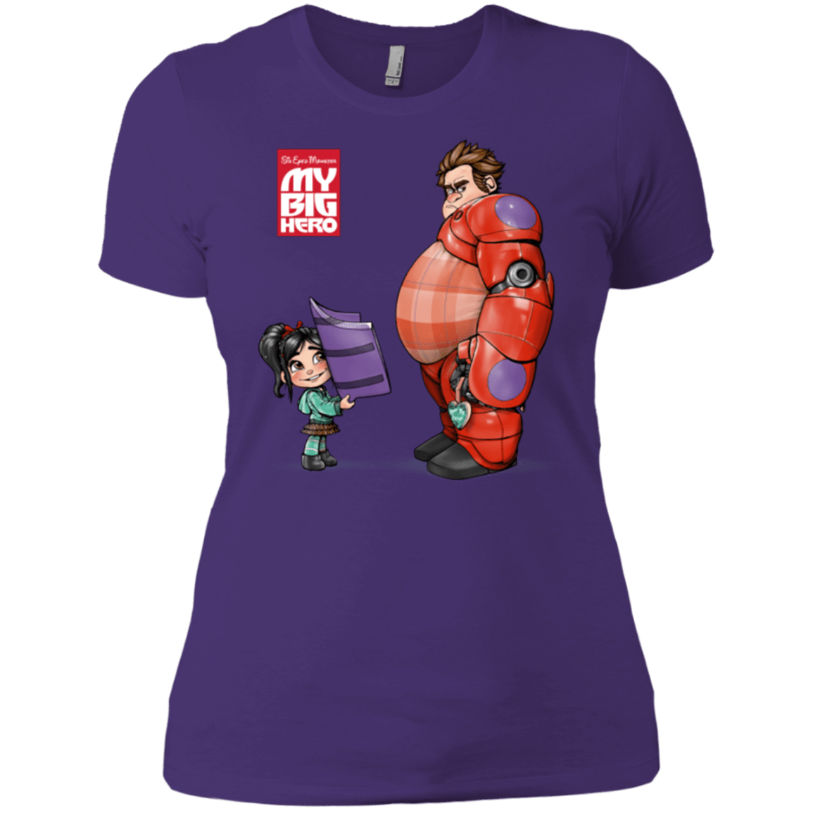 T-Shirts Purple / X-Small My Big Hero Women's Premium T-Shirt