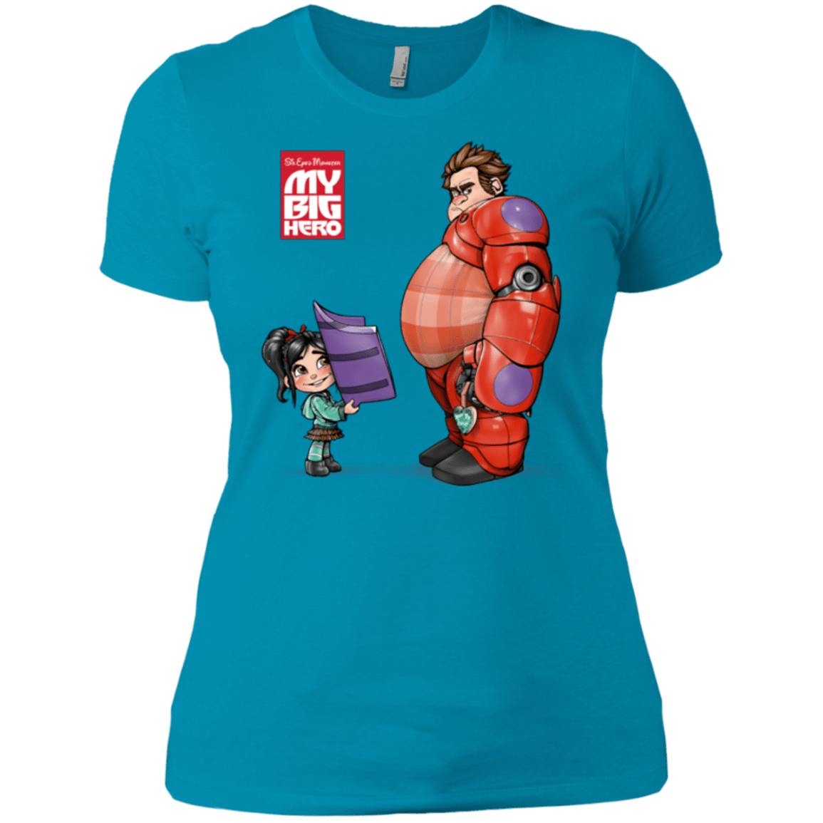 T-Shirts Turquoise / X-Small My Big Hero Women's Premium T-Shirt