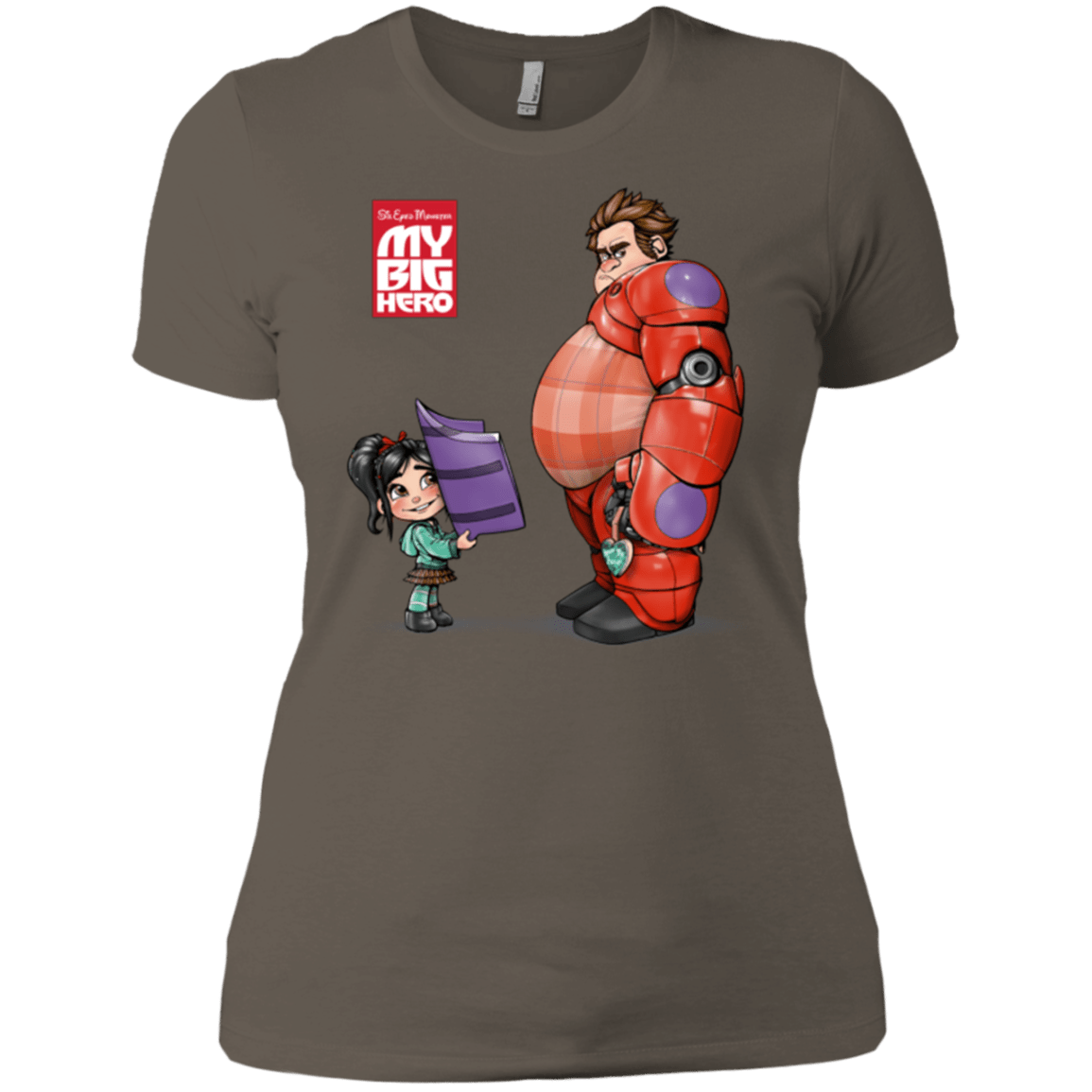 T-Shirts Warm Grey / X-Small My Big Hero Women's Premium T-Shirt