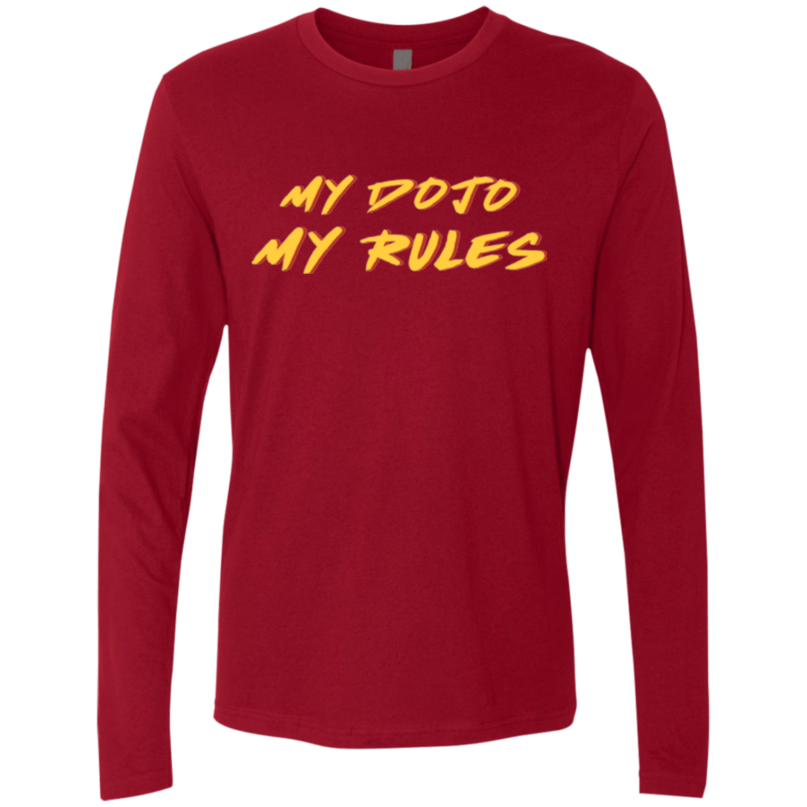 T-Shirts Cardinal / S MY DOJO Men's Premium Long Sleeve