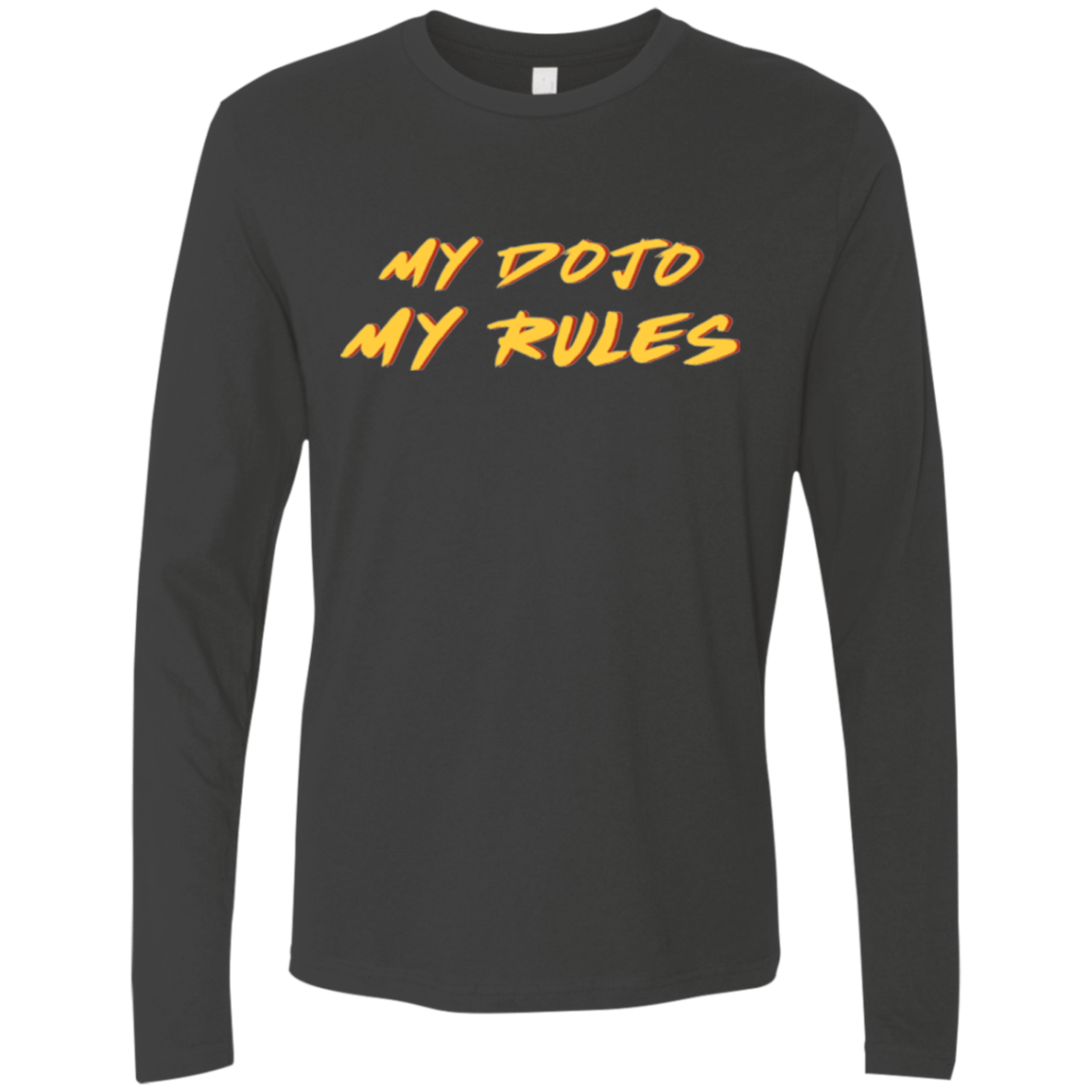 T-Shirts Heavy Metal / S MY DOJO Men's Premium Long Sleeve
