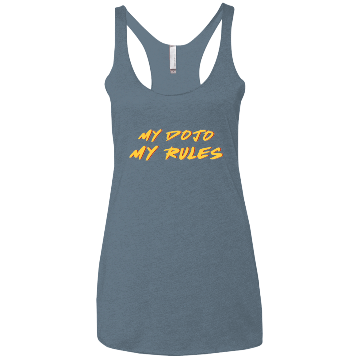 T-Shirts Indigo / X-Small MY DOJO Women's Triblend Racerback Tank