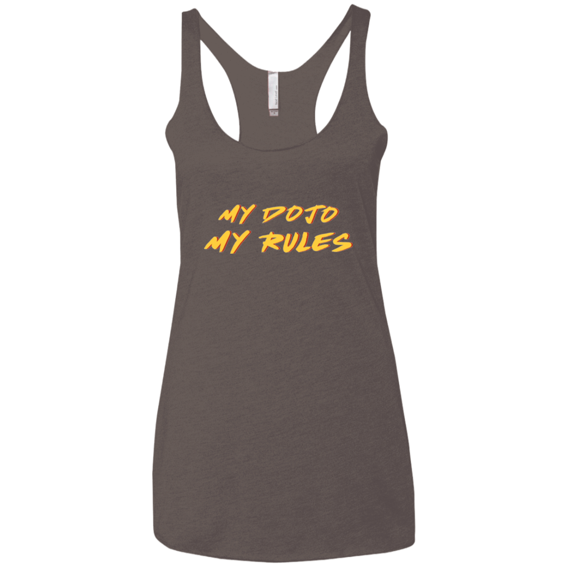 T-Shirts Macchiato / X-Small MY DOJO Women's Triblend Racerback Tank