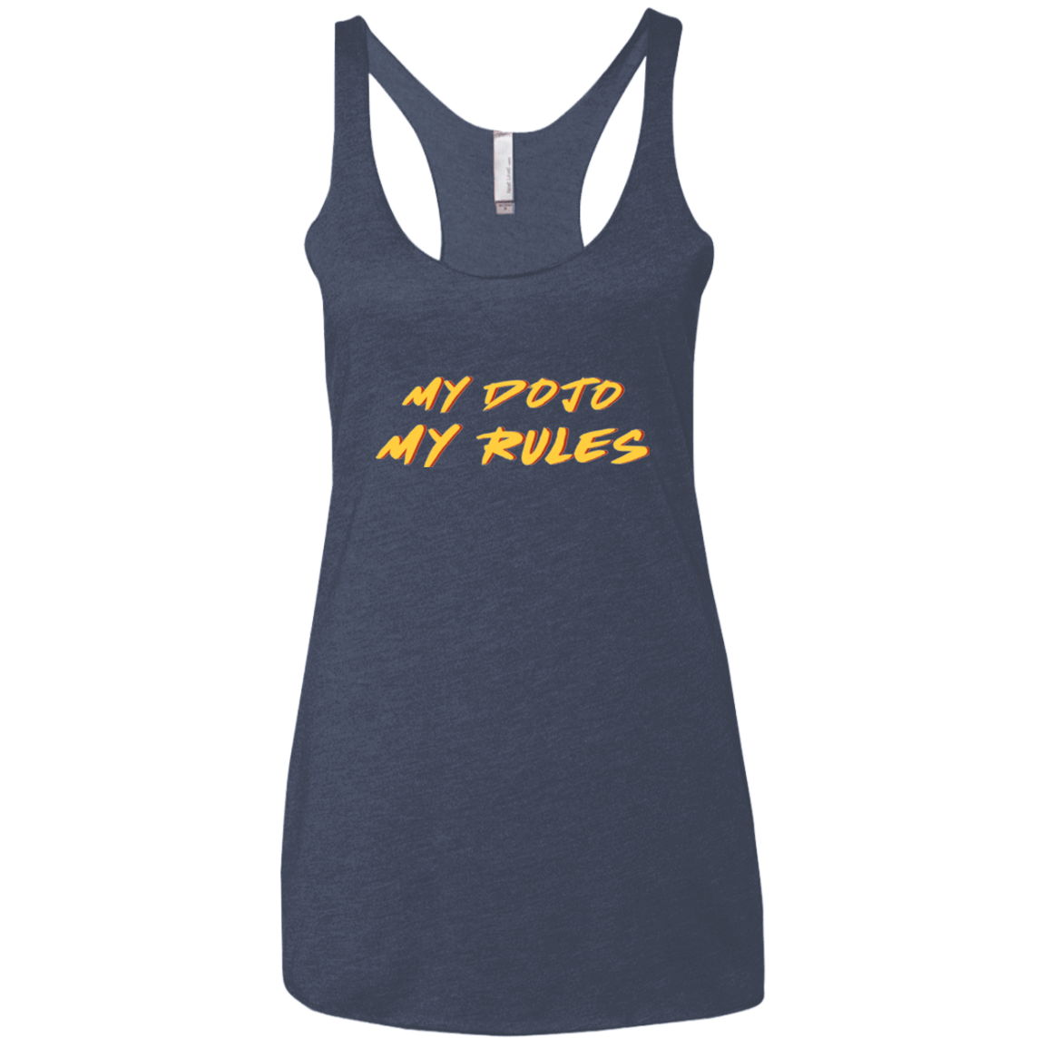 T-Shirts Vintage Navy / X-Small MY DOJO Women's Triblend Racerback Tank