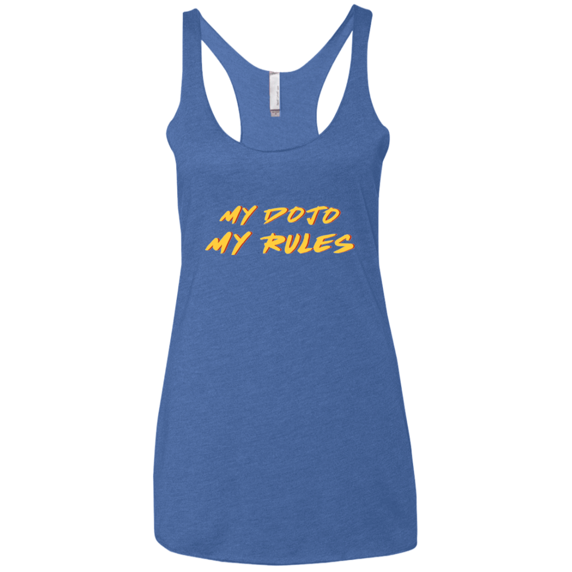 T-Shirts Vintage Royal / X-Small MY DOJO Women's Triblend Racerback Tank