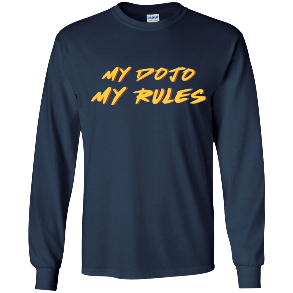 T-Shirts Navy / YS MY DOJO Youth Long Sleeve T-Shirt