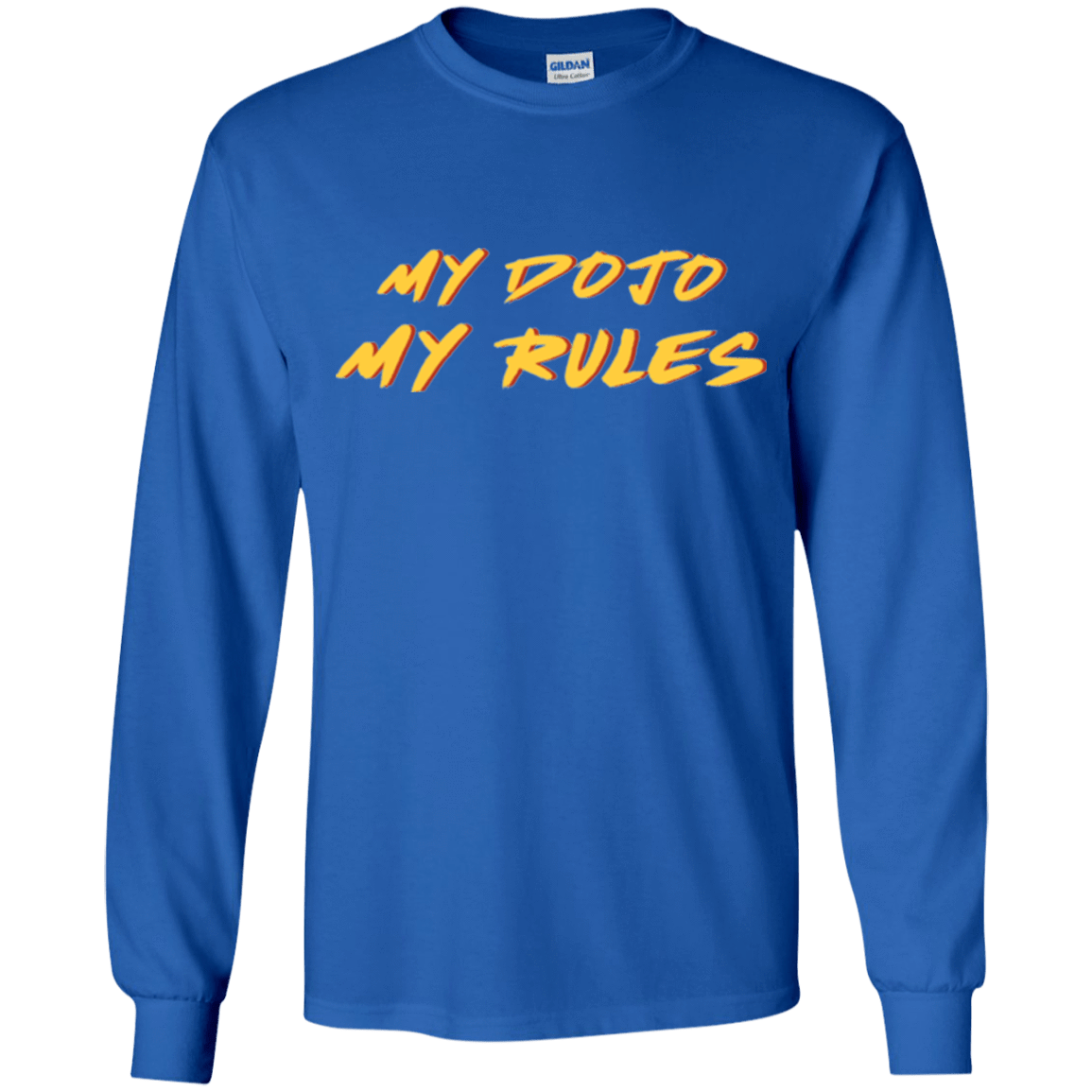 T-Shirts Royal / YS MY DOJO Youth Long Sleeve T-Shirt