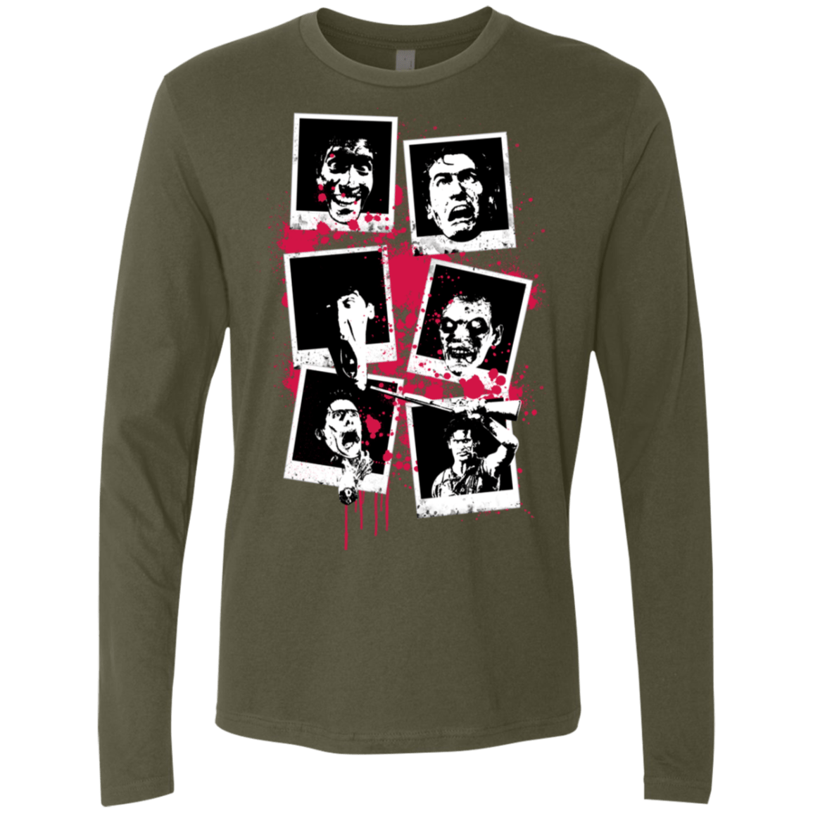 T-Shirts Military Green / S My Evil Self Men's Premium Long Sleeve
