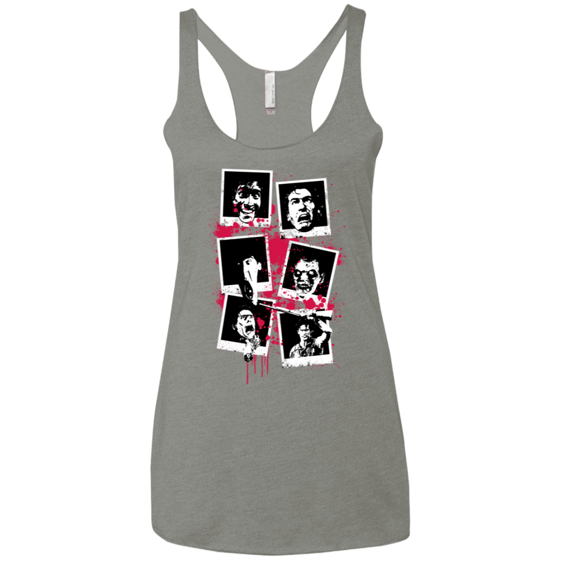 T-Shirts Venetian Grey / X-Small My Evil Self Women's Triblend Racerback Tank