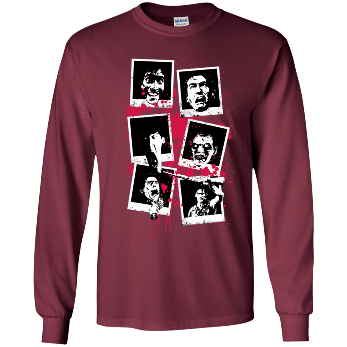 T-Shirts Maroon / YS My Evil Self Youth Long Sleeve T-Shirt