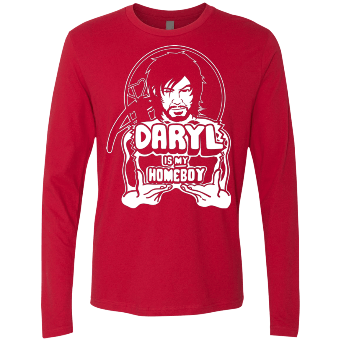 T-Shirts Red / Small My Favorite Redneck Men's Premium Long Sleeve