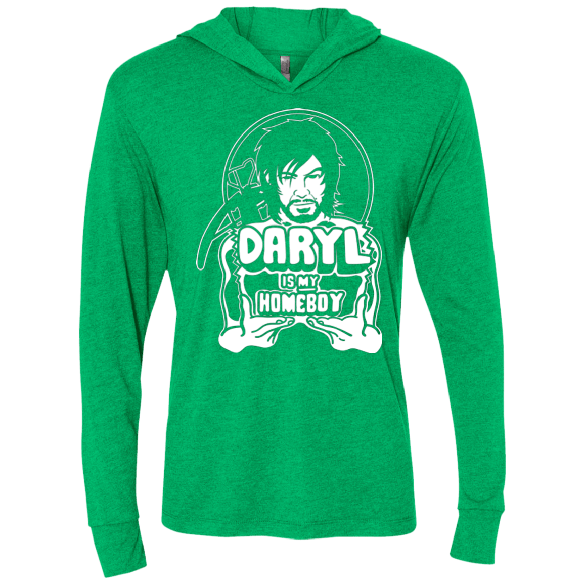 T-Shirts My Favorite Redneck Triblend Long Sleeve Hoodie Tee