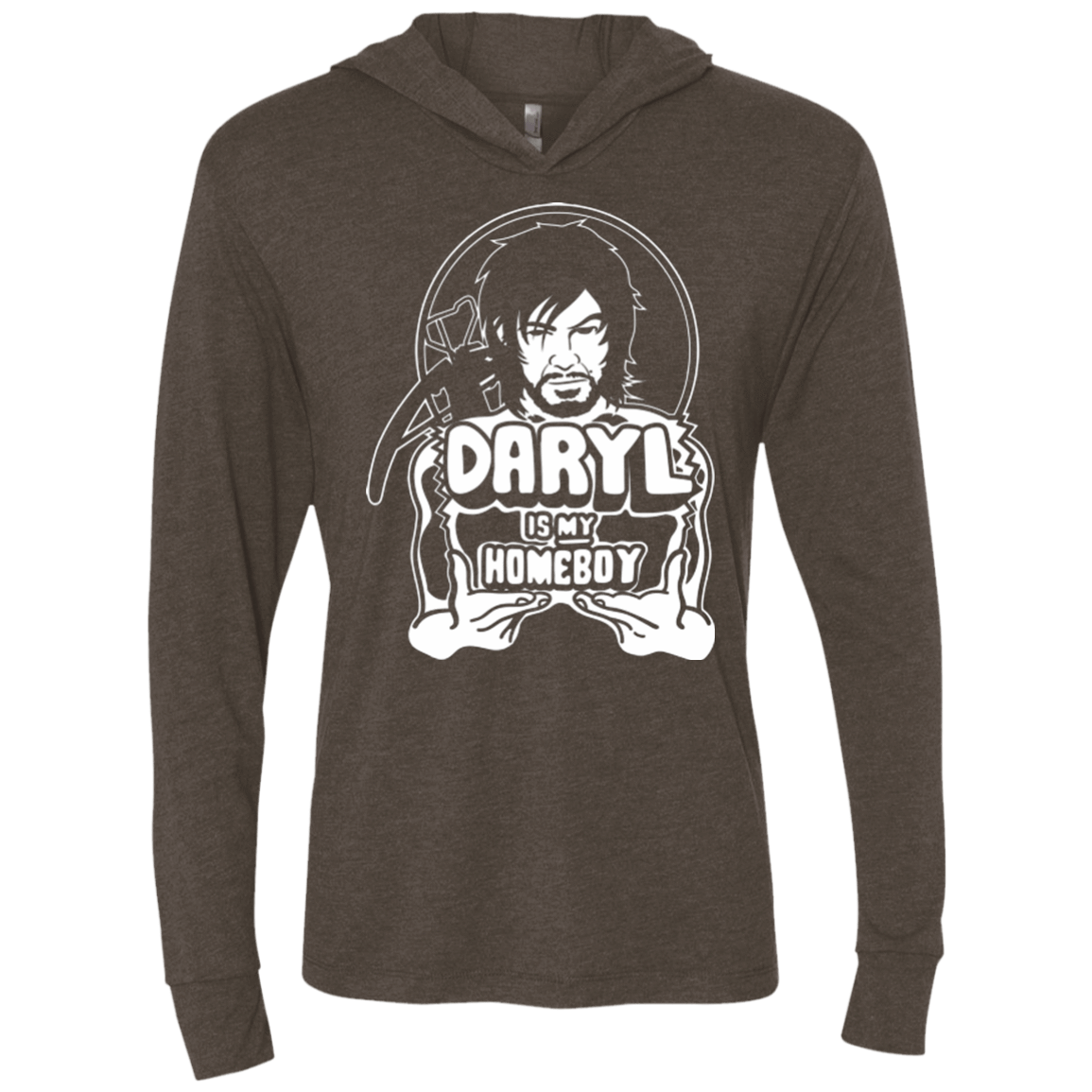 T-Shirts My Favorite Redneck Triblend Long Sleeve Hoodie Tee