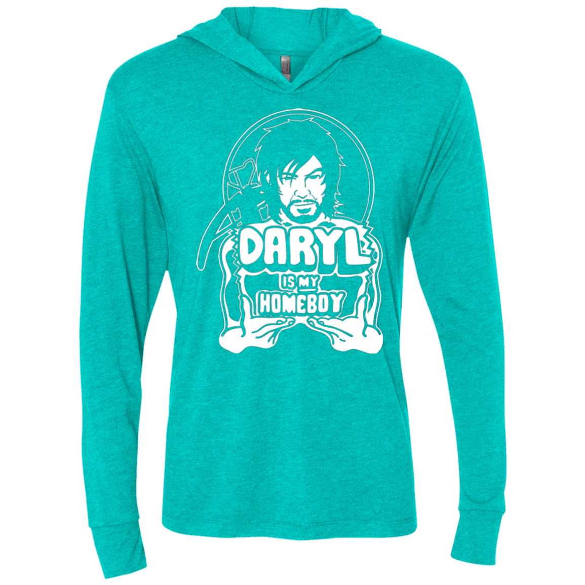 T-Shirts My Favorite Redneck Triblend Long Sleeve Hoodie Tee