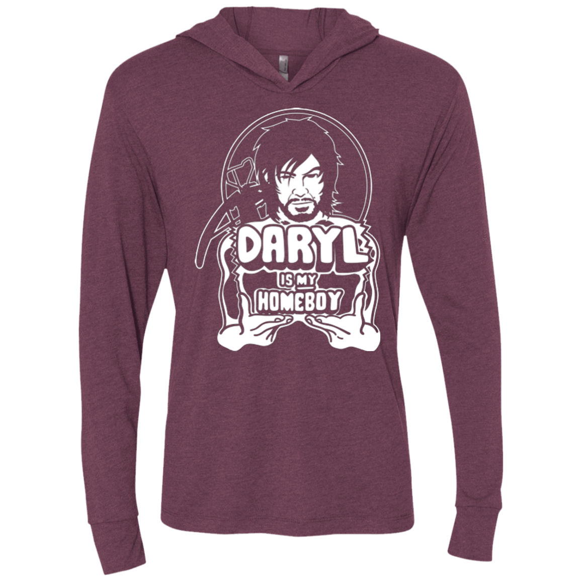 T-Shirts My Favorite Redneck Triblend Long Sleeve Hoodie Tee