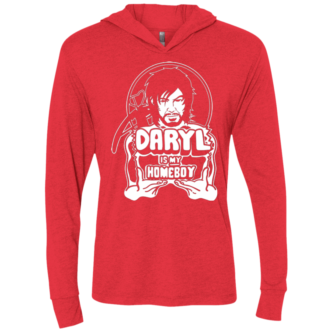 T-Shirts Vintage Red / X-Small My Favorite Redneck Triblend Long Sleeve Hoodie Tee