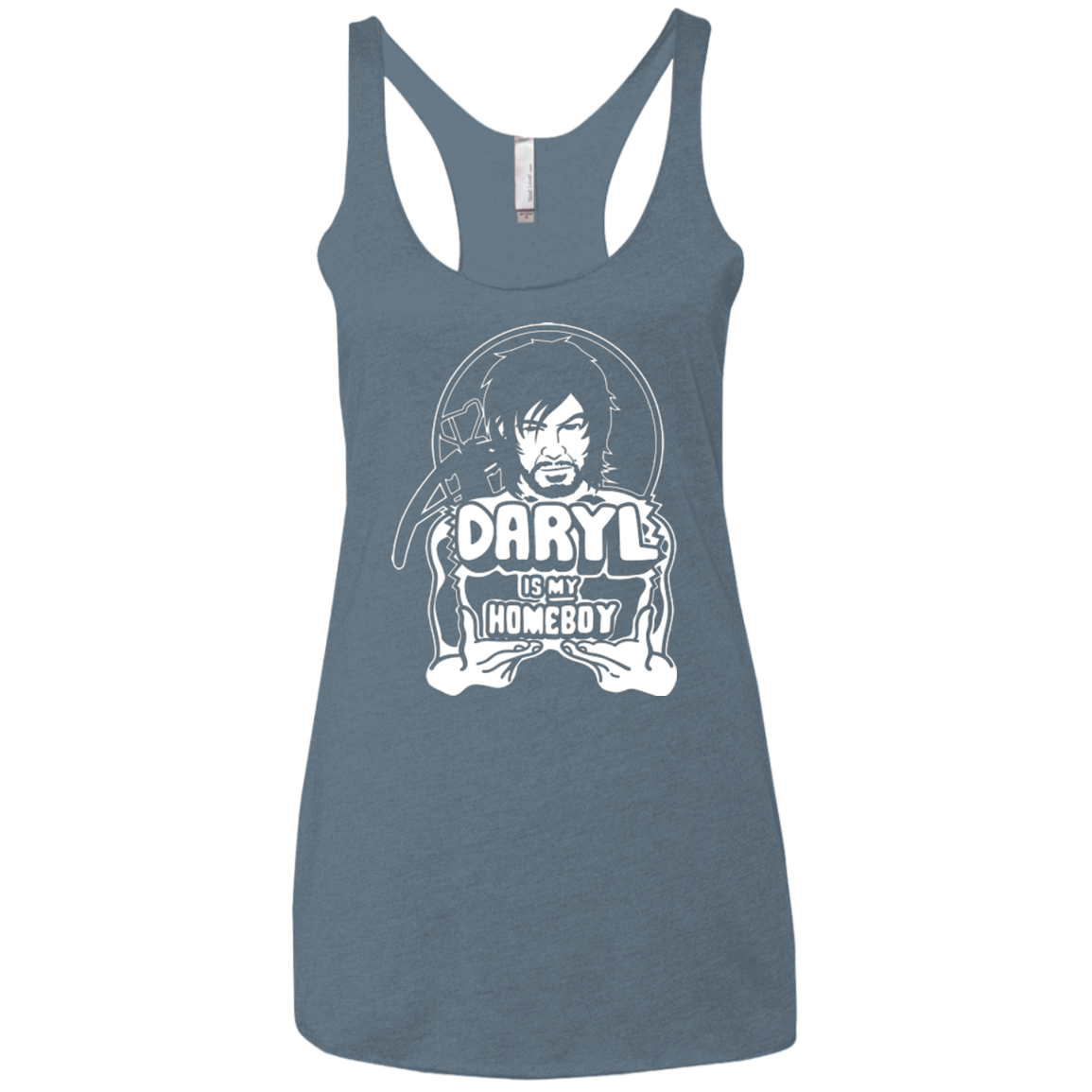 T-Shirts Indigo / X-Small My Favorite Redneck Women's Triblend Racerback Tank