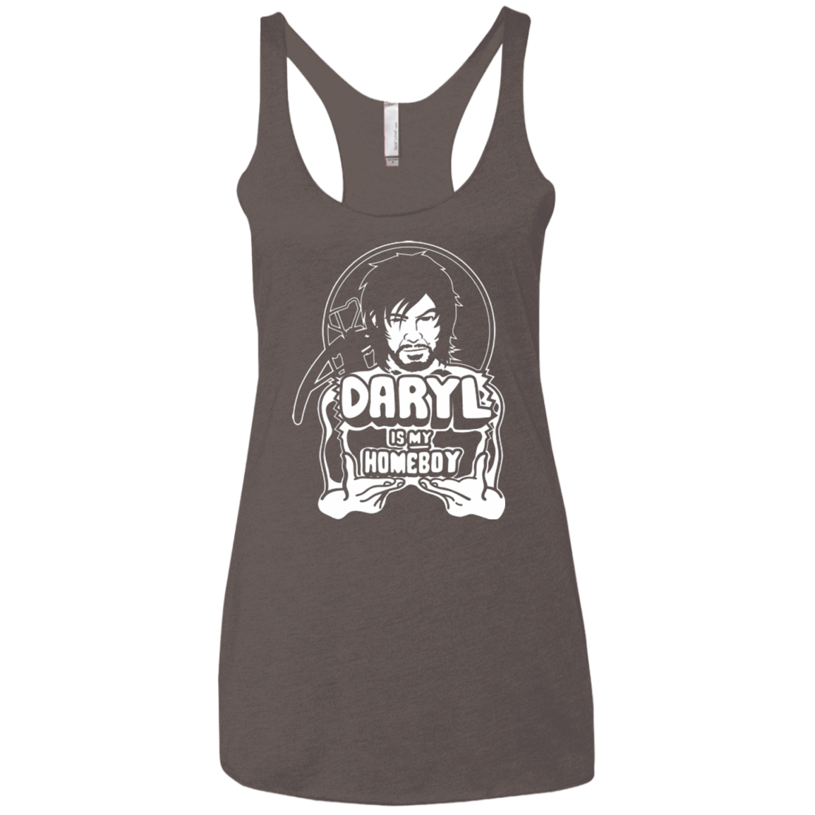 T-Shirts Macchiato / X-Small My Favorite Redneck Women's Triblend Racerback Tank