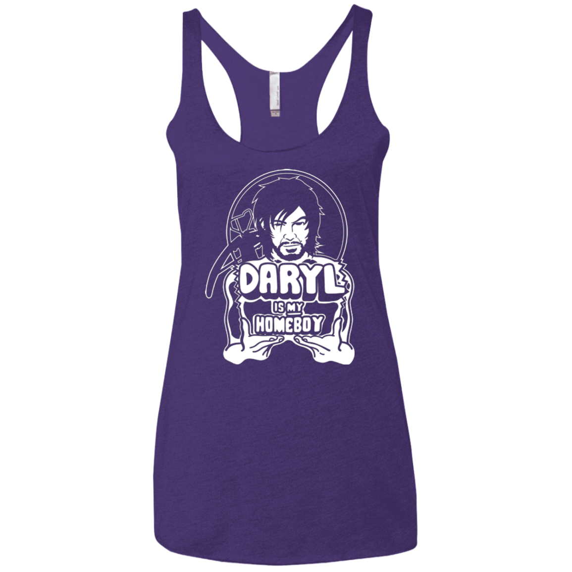 T-Shirts Purple / X-Small My Favorite Redneck Women's Triblend Racerback Tank