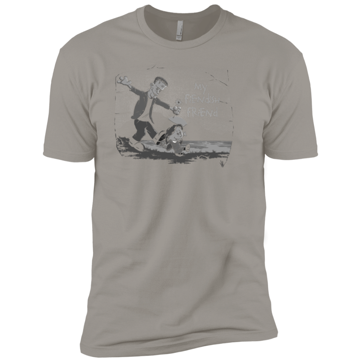 T-Shirts Light Grey / YXS My Fiendish Friend Boys Premium T-Shirt