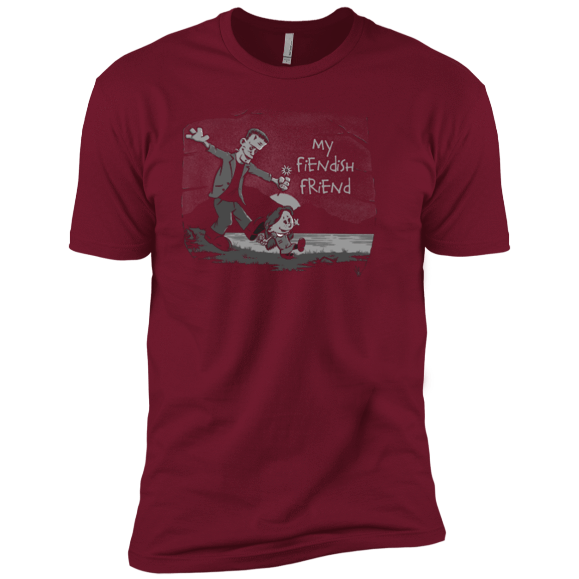 T-Shirts Cardinal / X-Small My Fiendish Friend Men's Premium T-Shirt