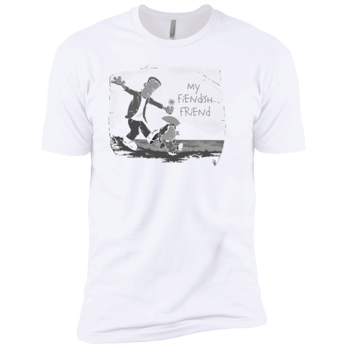 T-Shirts White / X-Small My Fiendish Friend Men's Premium T-Shirt