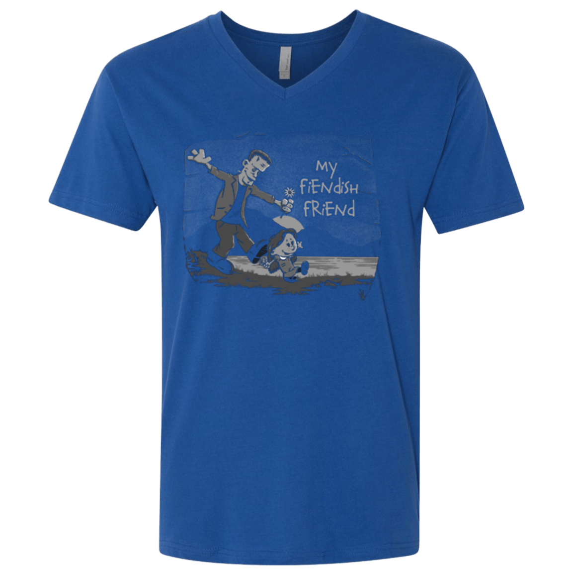 T-Shirts Royal / X-Small My Fiendish Friend Men's Premium V-Neck
