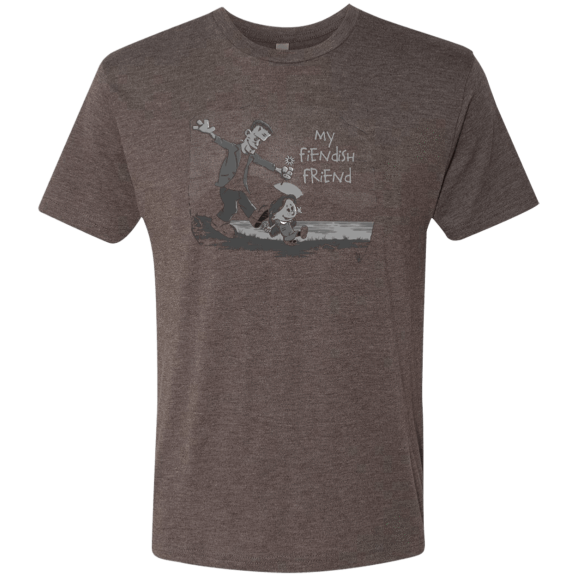 T-Shirts Macchiato / Small My Fiendish Friend Men's Triblend T-Shirt