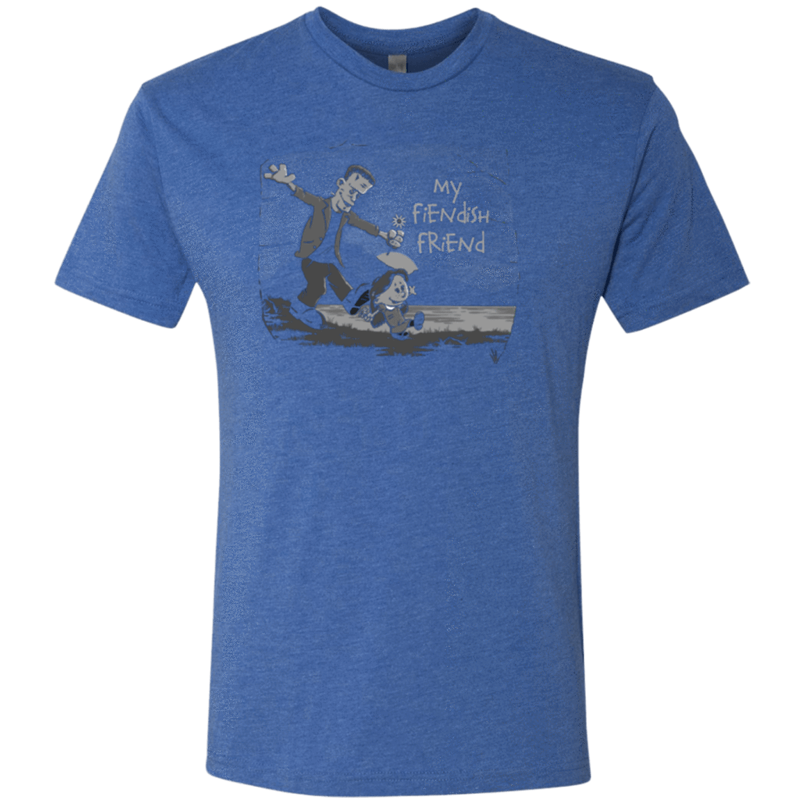 T-Shirts Vintage Royal / Small My Fiendish Friend Men's Triblend T-Shirt