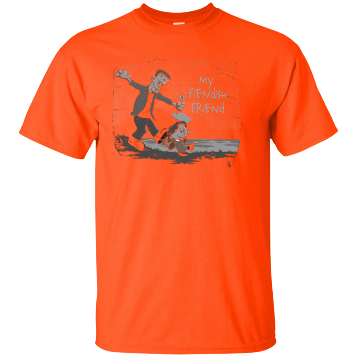 T-Shirts Orange / Small My Fiendish Friend T-Shirt