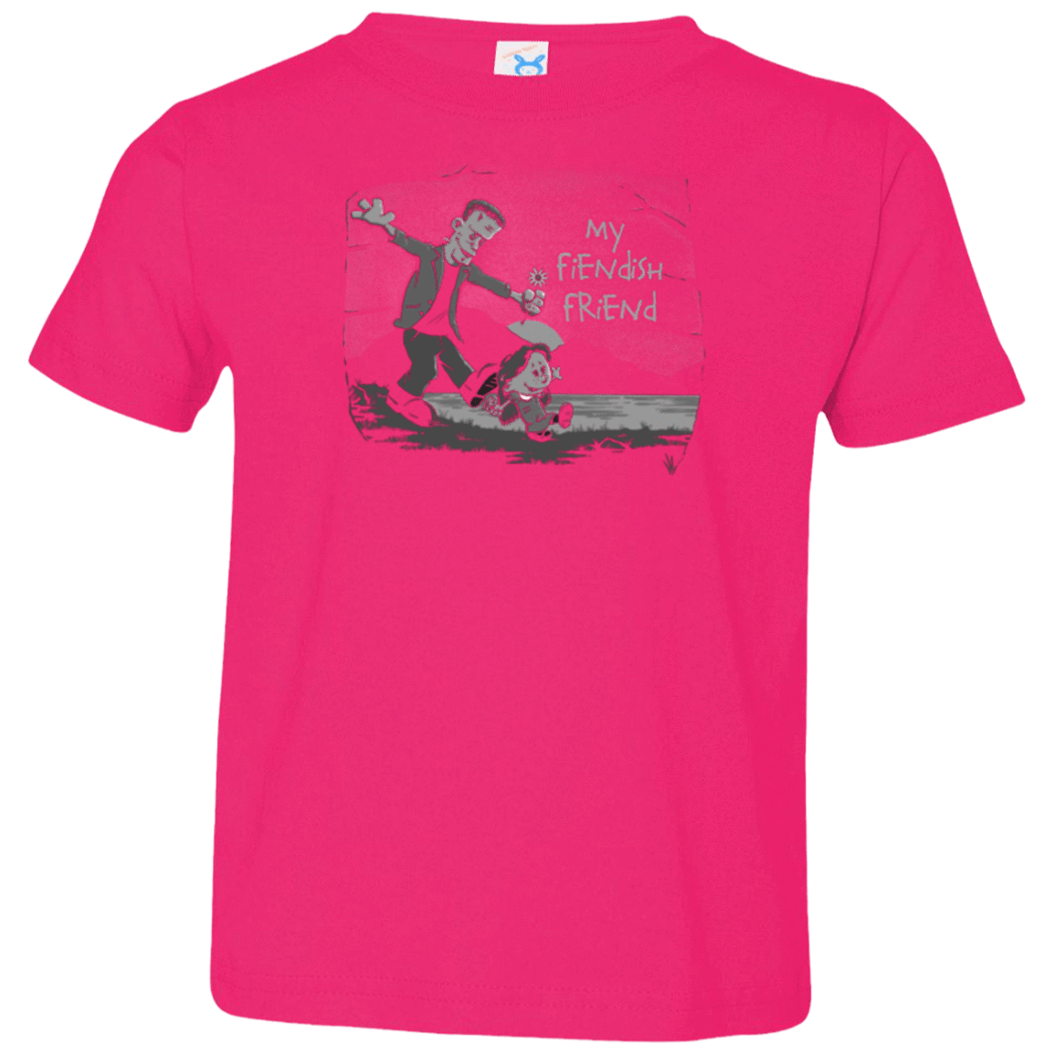 T-Shirts Hot Pink / 2T My Fiendish Friend Toddler Premium T-Shirt