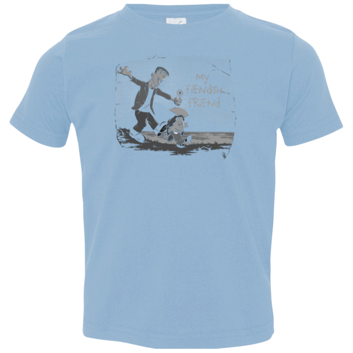 T-Shirts Light Blue / 2T My Fiendish Friend Toddler Premium T-Shirt