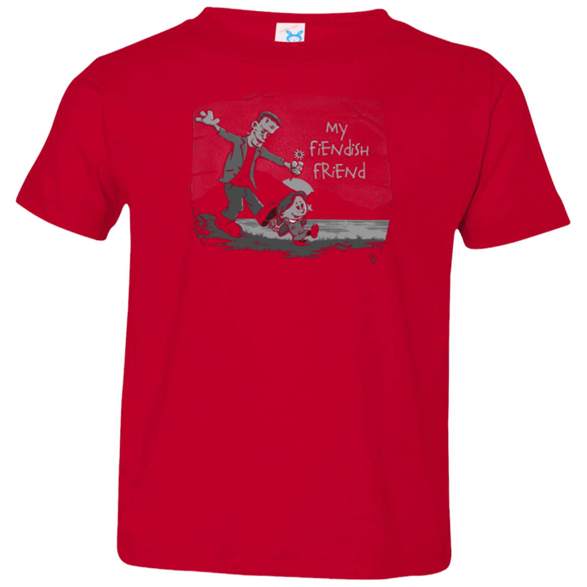 T-Shirts Red / 2T My Fiendish Friend Toddler Premium T-Shirt