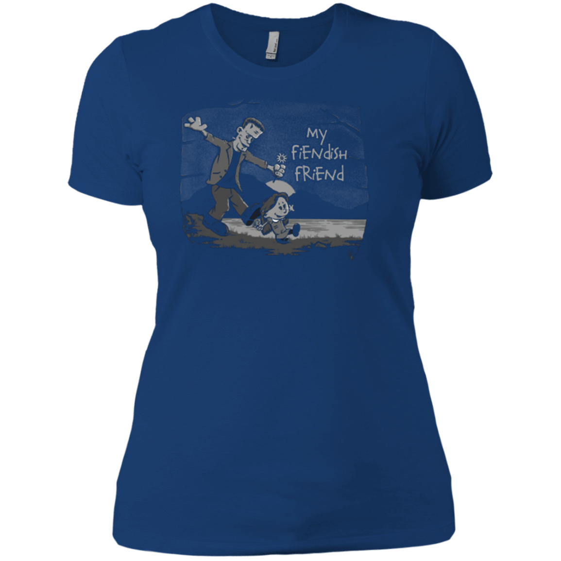 T-Shirts Royal / X-Small My Fiendish Friend Women's Premium T-Shirt