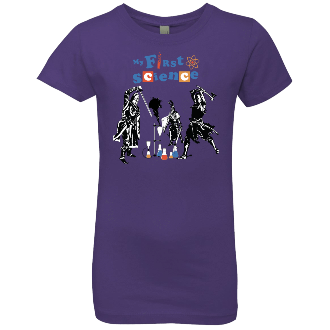 T-Shirts Purple Rush / YXS My First Science Girls Premium T-Shirt