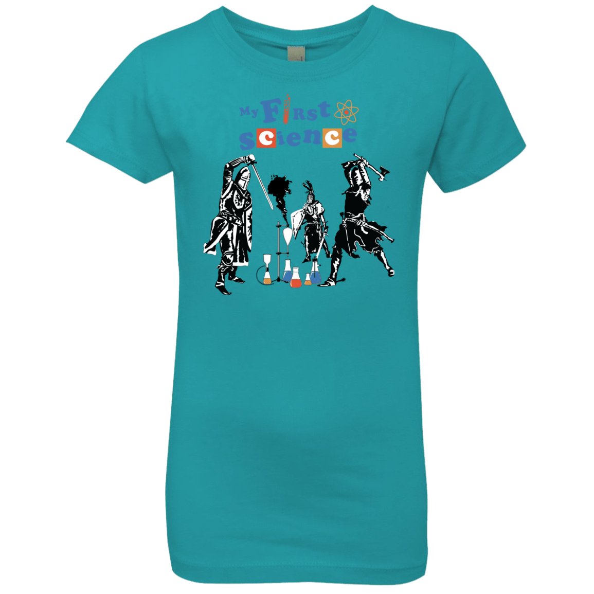 T-Shirts Tahiti Blue / YXS My First Science Girls Premium T-Shirt