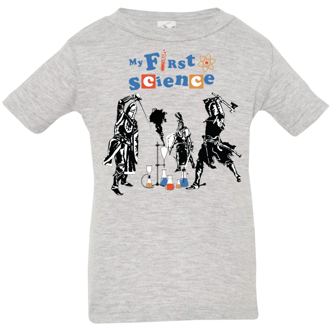 T-Shirts Heather Grey / 6 Months My First Science Infant Premium T-Shirt