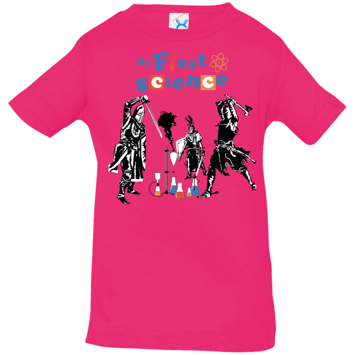 T-Shirts Hot Pink / 6 Months My First Science Infant Premium T-Shirt