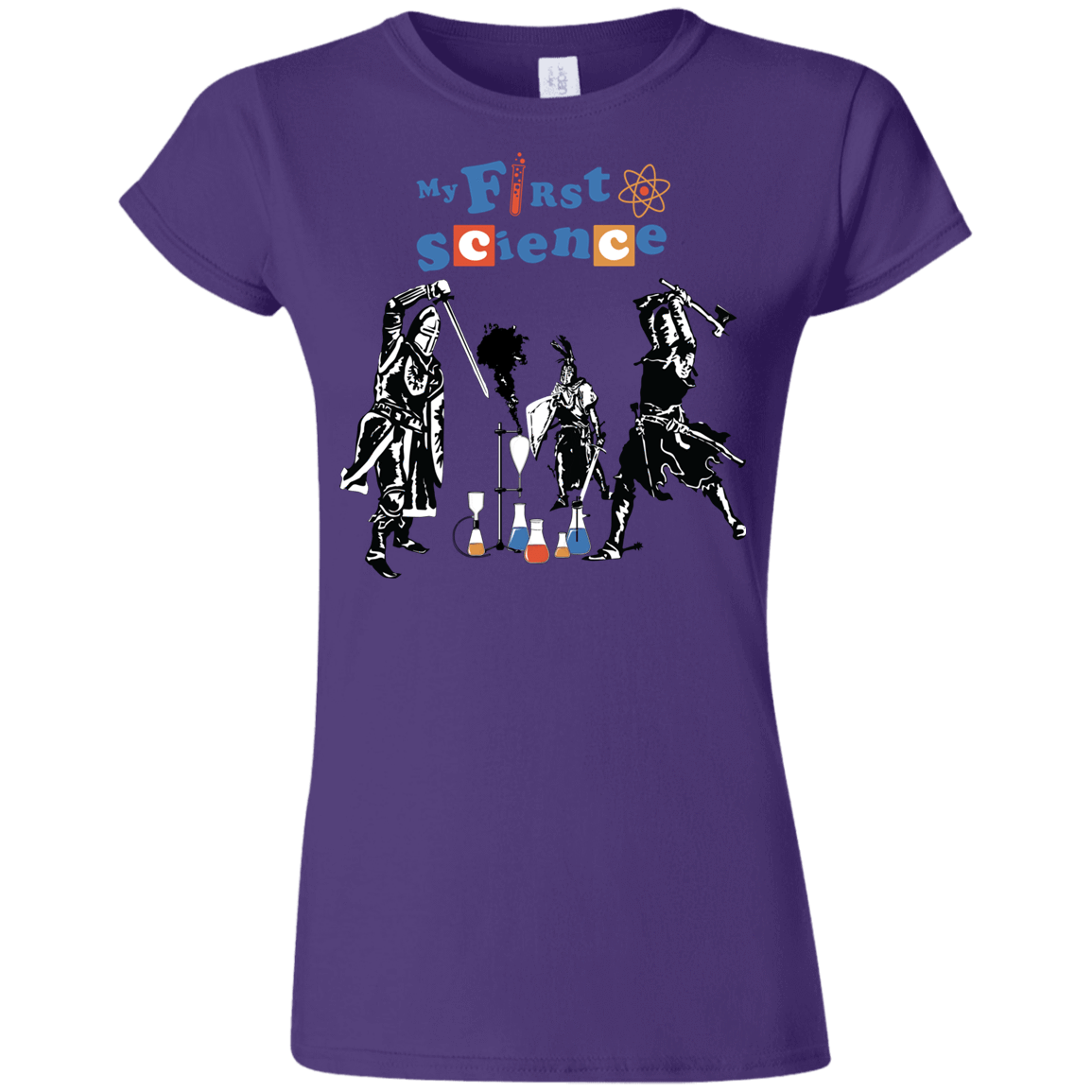 T-Shirts Purple / S My First Science Junior Slimmer-Fit T-Shirt