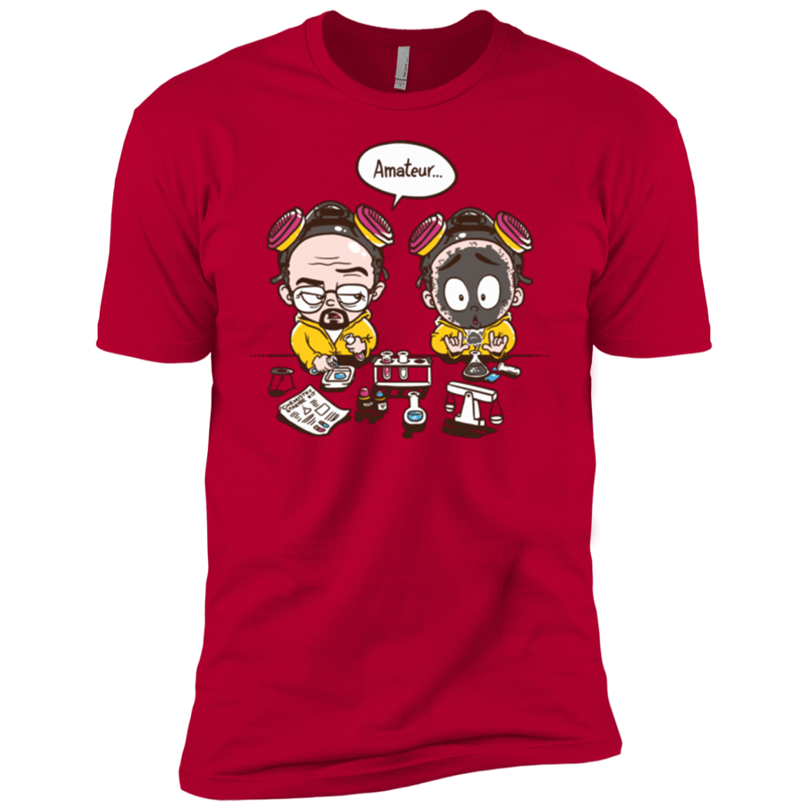 T-Shirts Red / YXS My First Science kit Boys Premium T-Shirt