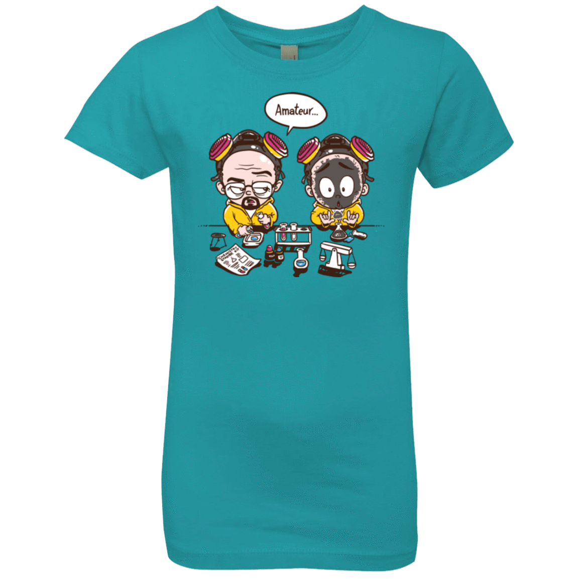 T-Shirts Tahiti Blue / YXS My First Science kit Girls Premium T-Shirt