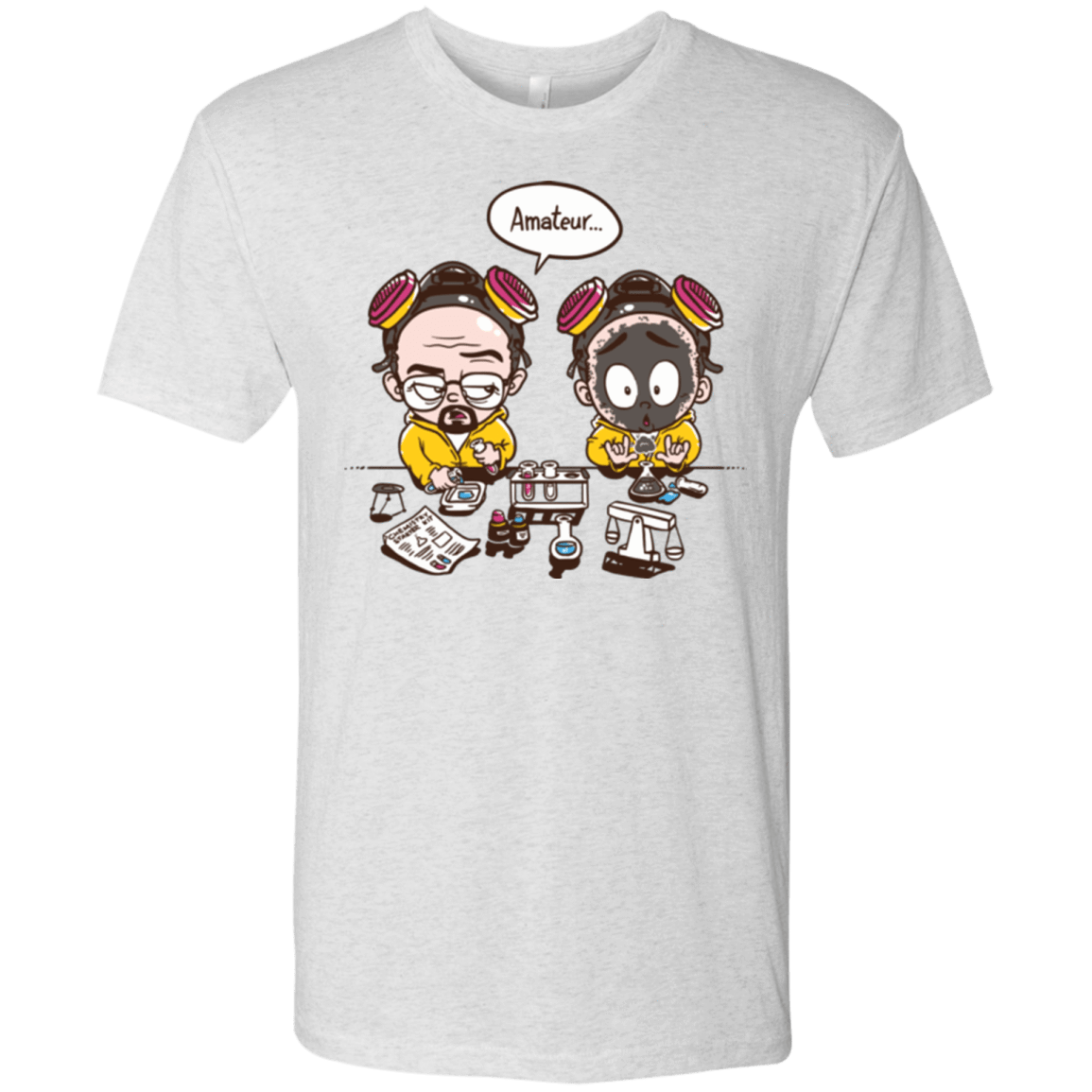 T-Shirts Heather White / Small My First Science kit Men's Triblend T-Shirt