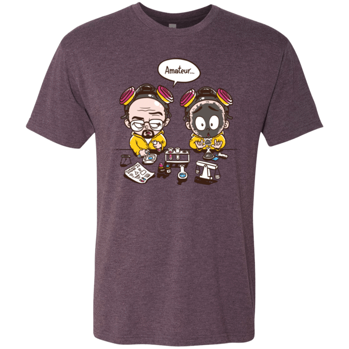 T-Shirts Vintage Purple / Small My First Science kit Men's Triblend T-Shirt