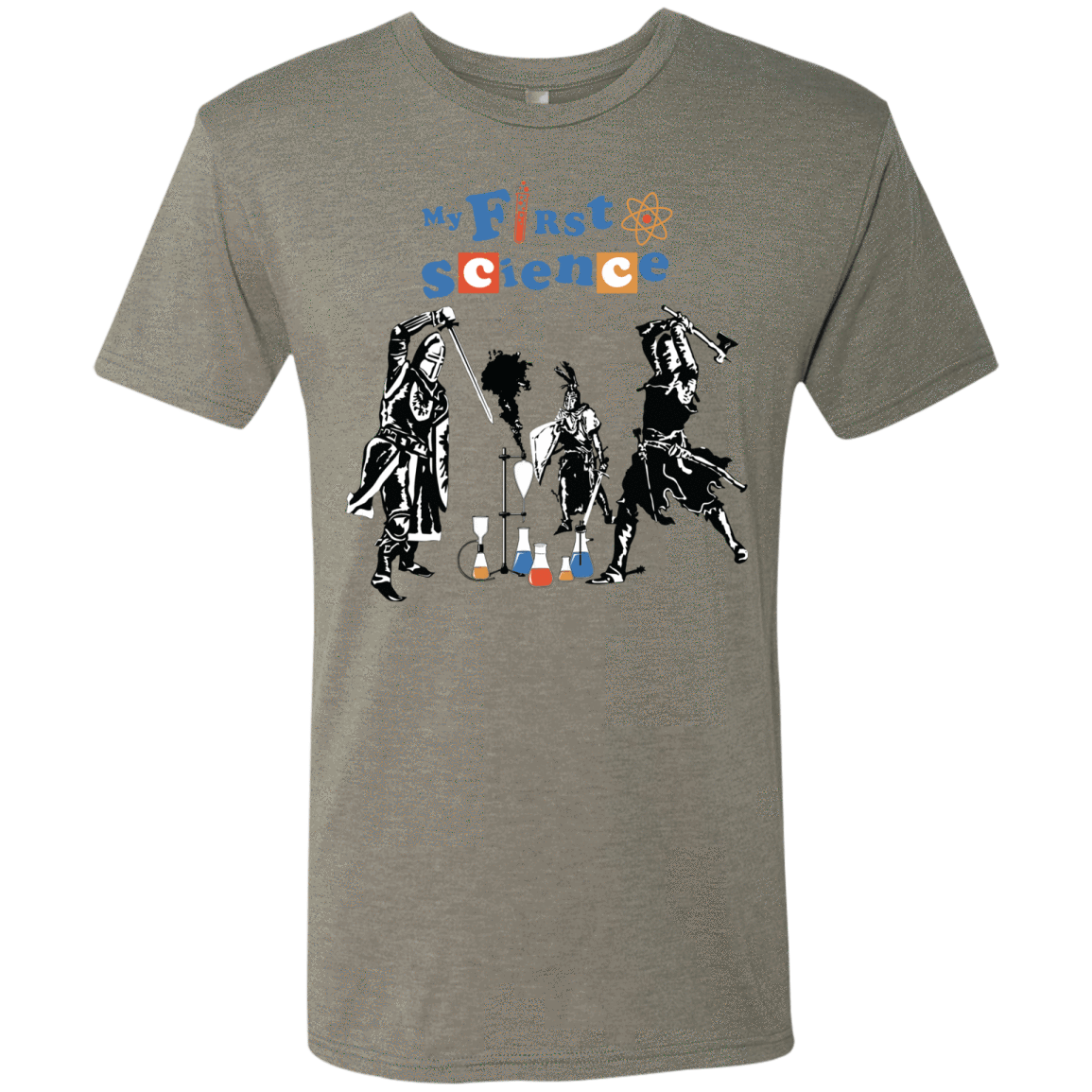 T-Shirts Venetian Grey / S My First Science Men's Triblend T-Shirt